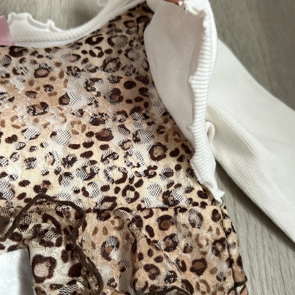 Nannette Girl leopard outfit size 3T
